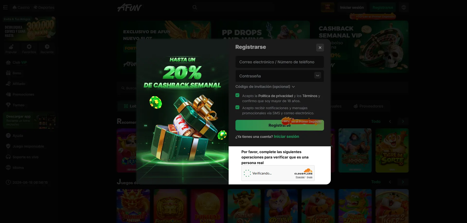 Guía paso a paso para retirar ganancias en AFUN Casino